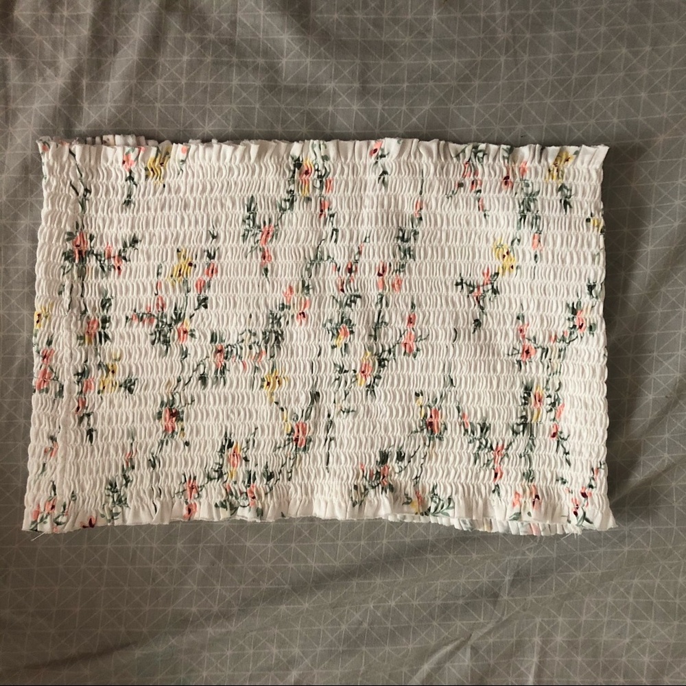 Floral Garage Tube Top